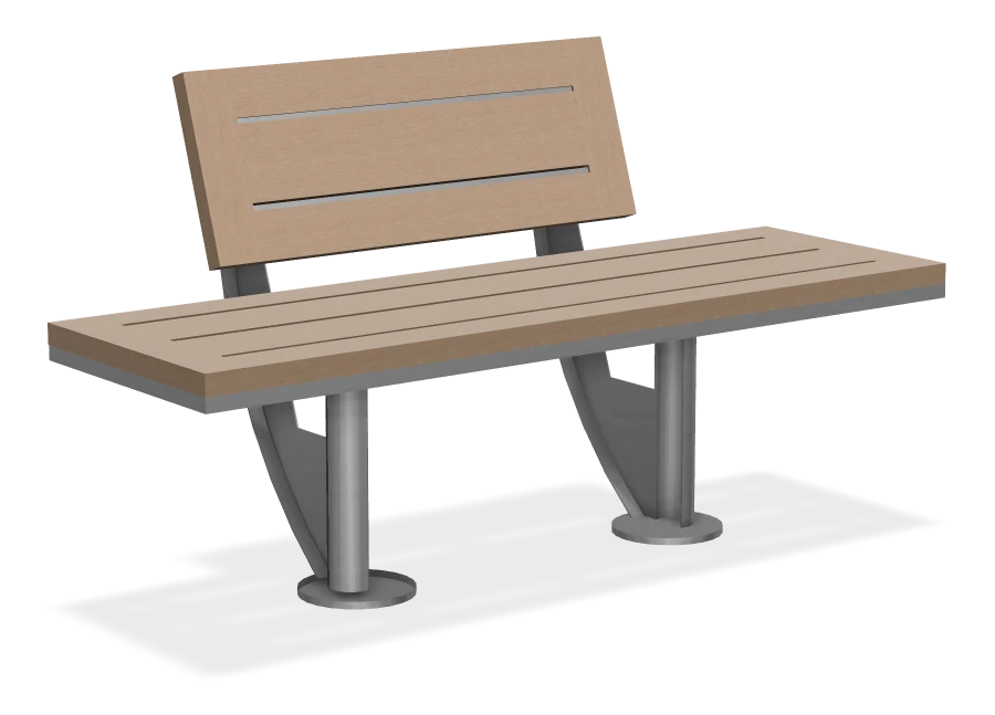 SurRe bench without Armrests 5ft