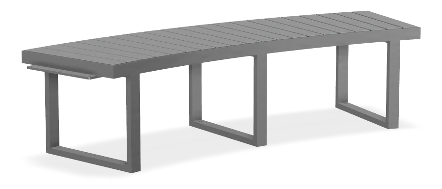 Skyline Curved Bench - 3.8m Radius