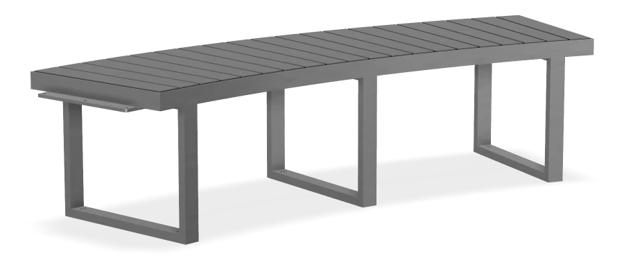 Skyline Curved Bench - 3.8m Radius