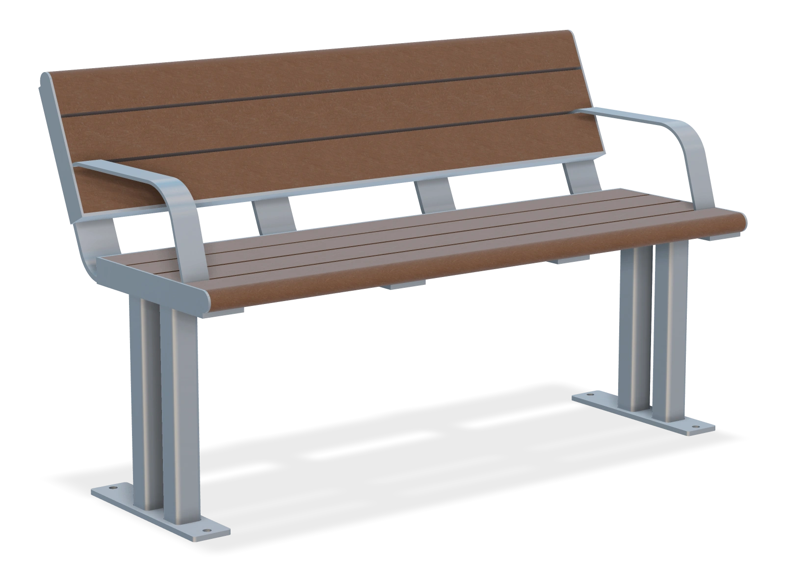 Larson Bench with Armrests 4ft