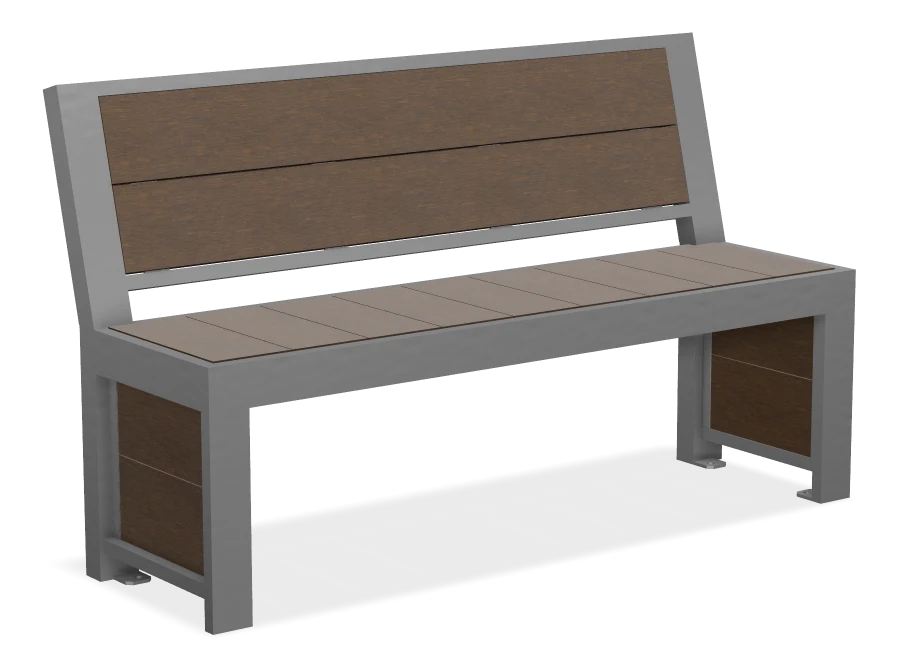 Urban Form Full Back Bench 5ft