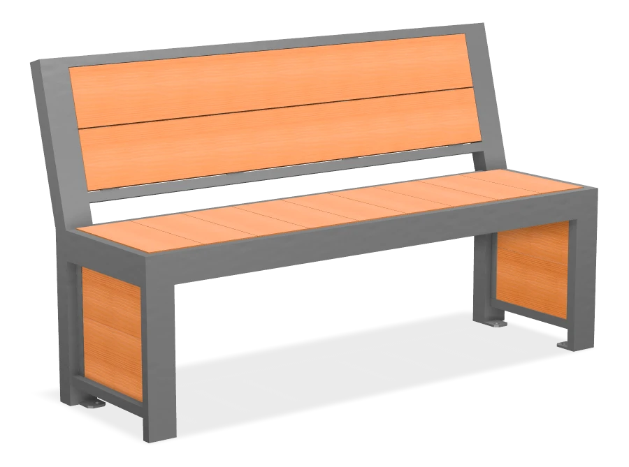 Urban Form Full Back Bench 5ft