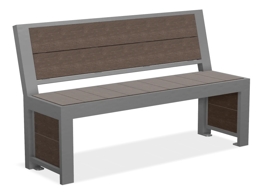 Urban Form Full Back Bench