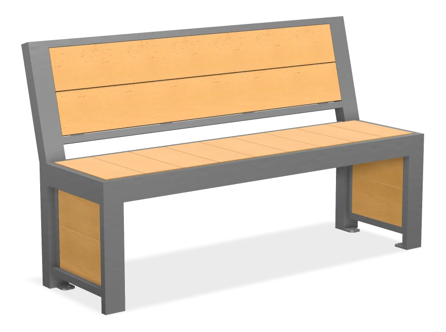 Urban Form Full Back Bench 5ft