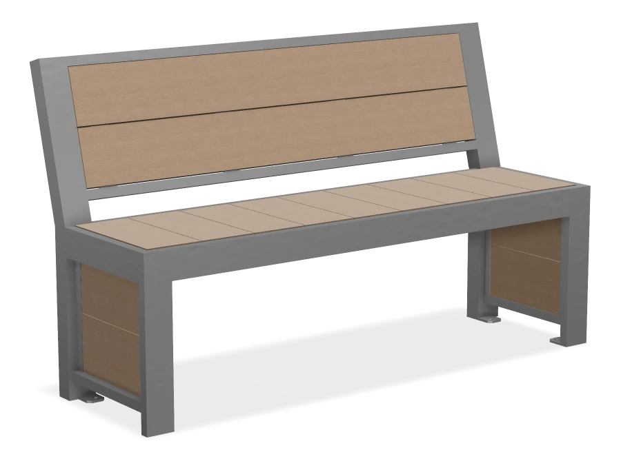 Urban Form Full Back Bench