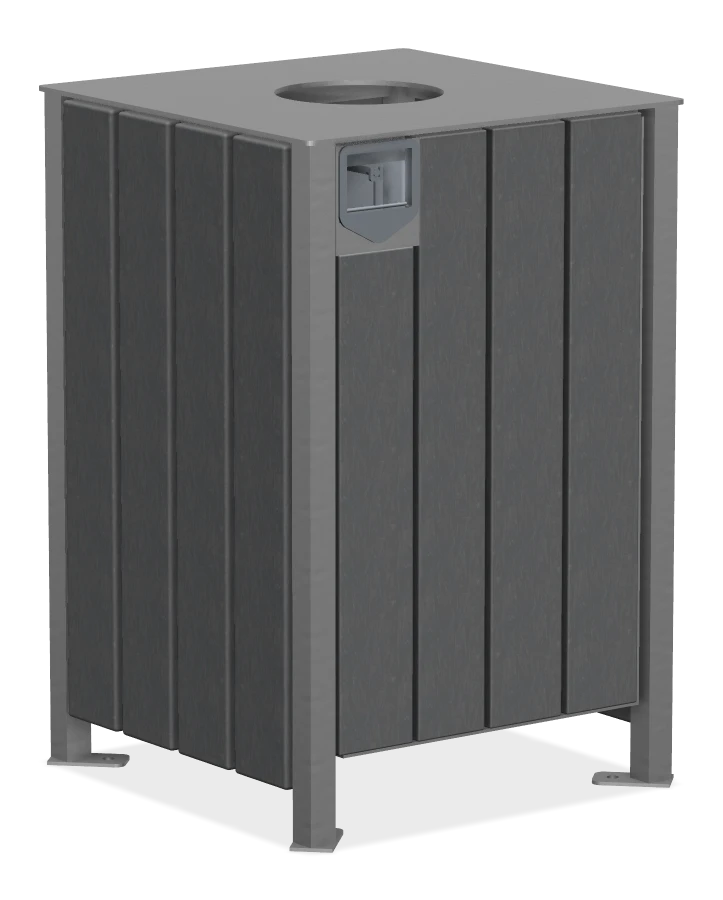 Modena Square Top Waste Receptacle