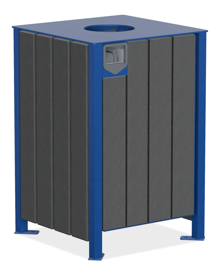 Modena Square Top Waste Receptacle
