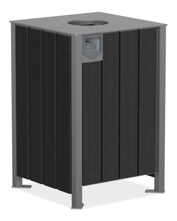 Modena Square Top Waste Receptacle