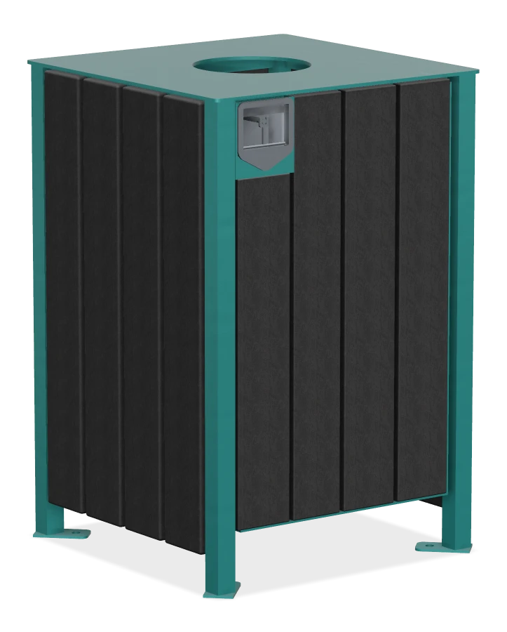 Modena Square Top Waste Receptacle