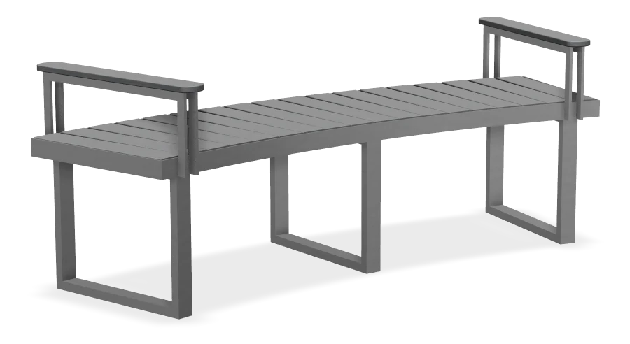 Custom Dawson Creek Hospital Bench R3750 - No Backrest