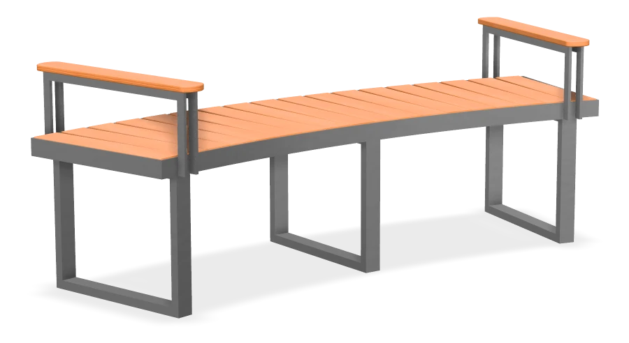 Custom Dawson Creek Hospital Bench R3750 - No Backrest