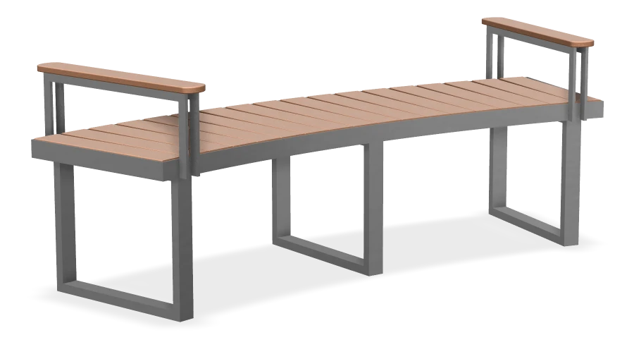 Custom Dawson Creek Hospital Bench R3750 - No Backrest