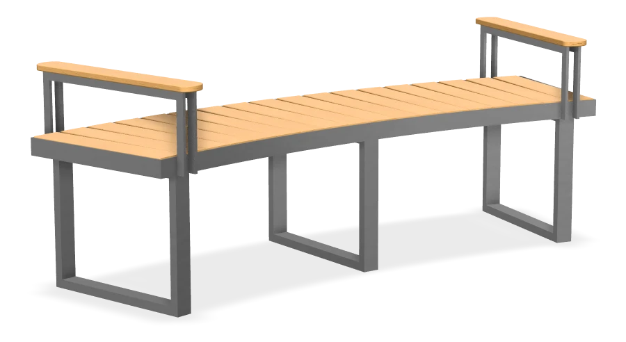 Custom Dawson Creek Hospital Bench R3750 - No Backrest