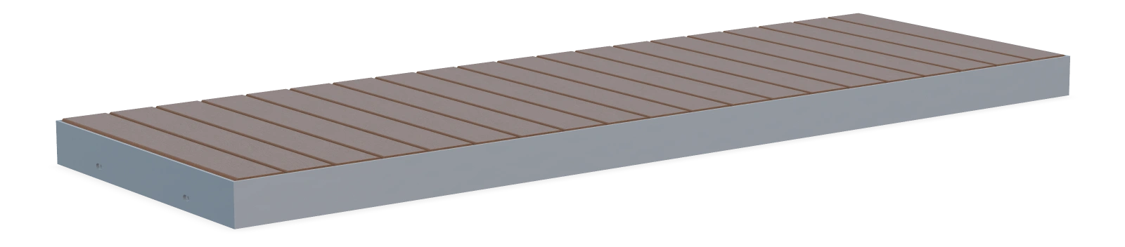 Ridgeline Backless Wall Top Bench 6ft - 23.5" Depth