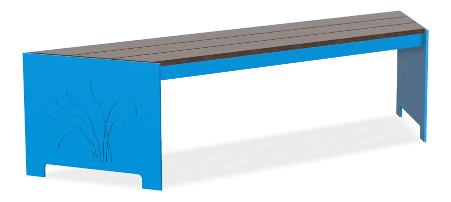 Mackenzie Modular Bench 6ft - Wedge