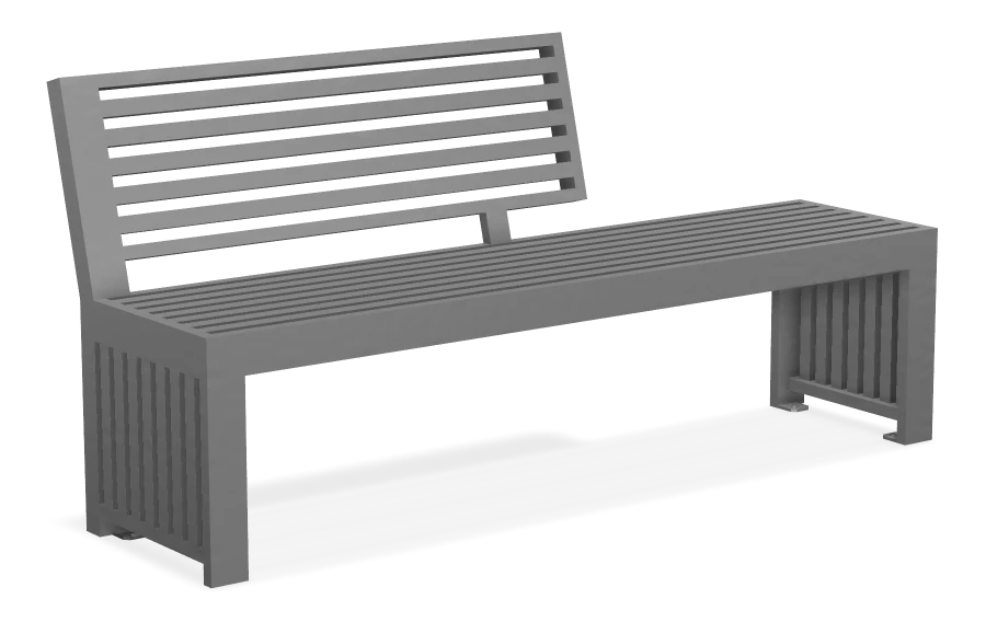 Urban Form Aluminum Bench 6ft