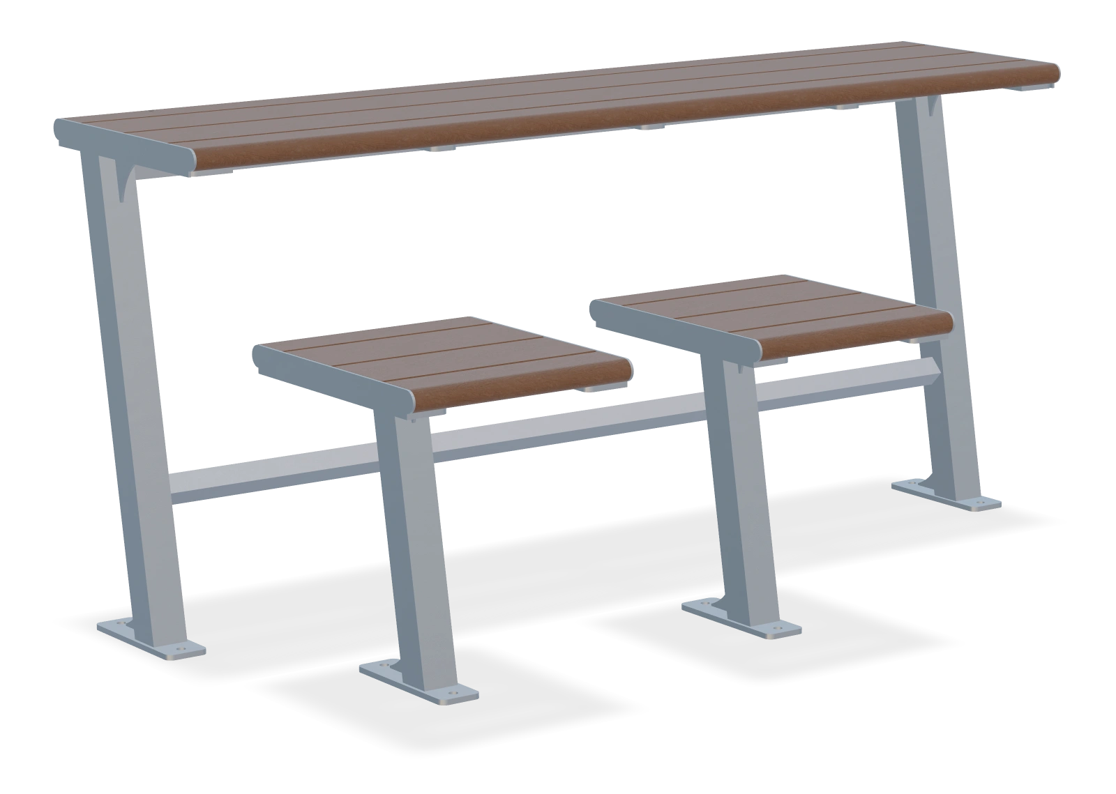Bistro Bench Table Combo Wheel Chair