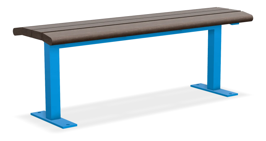 Contoured Backless Bench 4ft