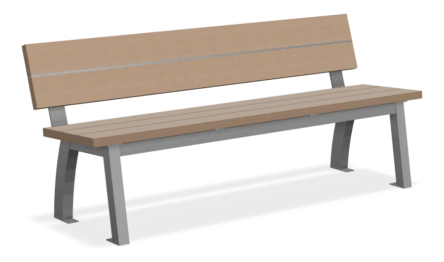 Aylesbury Bench Without Armrests 6ft