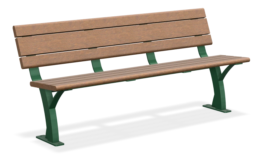 Parker Bench without Armrests 6ft