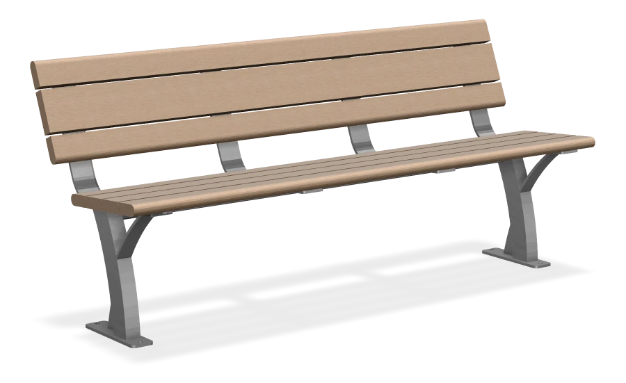 Parker Bench without Armrests 6ft