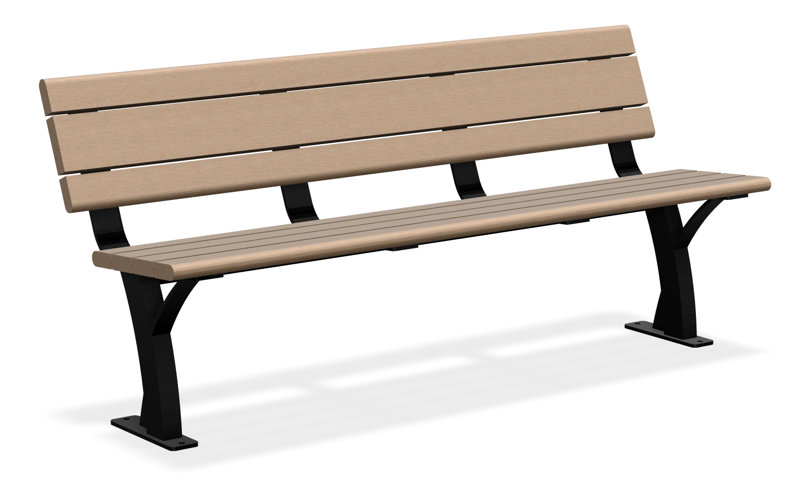 Parker Bench without Armrests 6ft