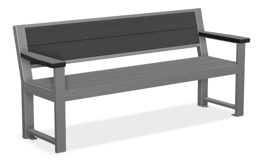 Harvest Bench with Armrests 6ft