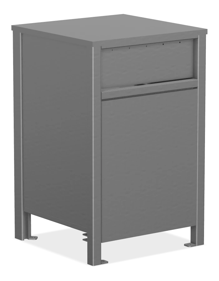 Urban Form Large Capacity Waste Receptacle