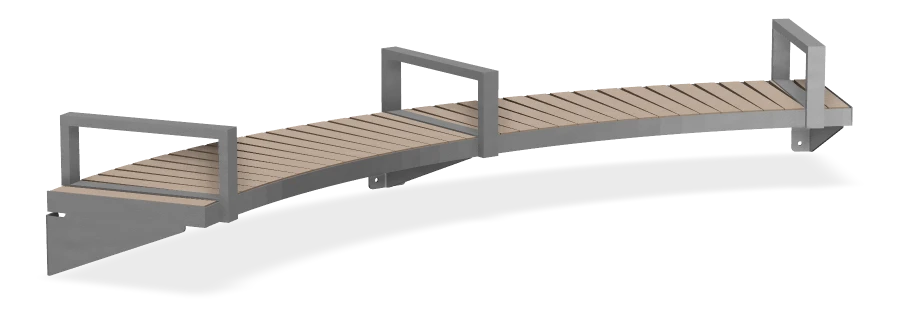 Florin Cantilevered Bench