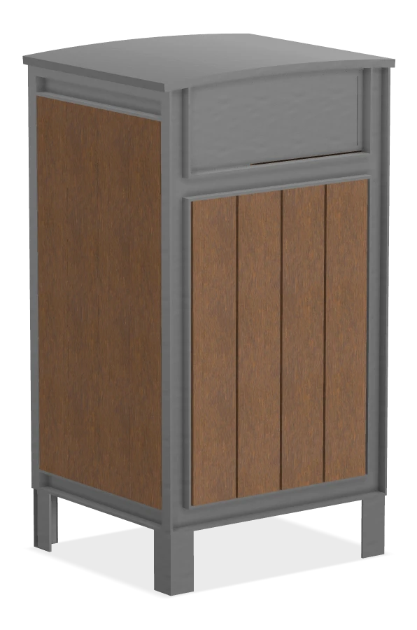 Beselt Square Waste Receptacle