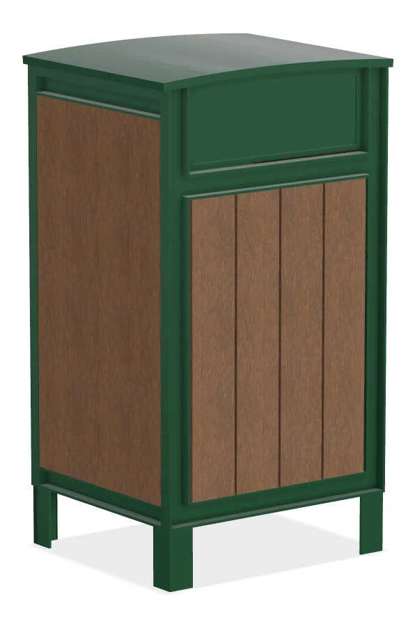 Beselt Square Waste Receptacle