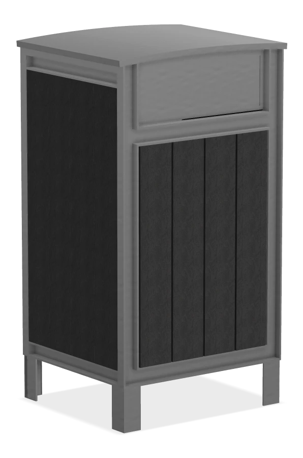 Beselt Square Waste Receptacle