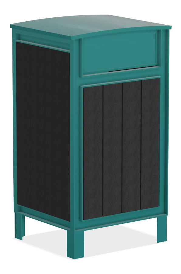 Beselt Square Waste Receptacle
