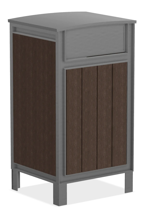 Beselt Square Waste Receptacle