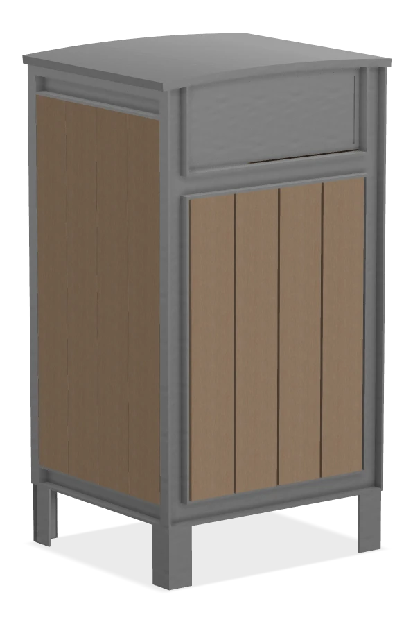 Beselt Square Waste Receptacle