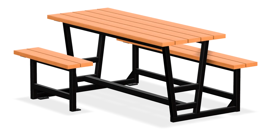 Rutherford Heavy Duty Wheelchair Accessible Picnic Table 6ft