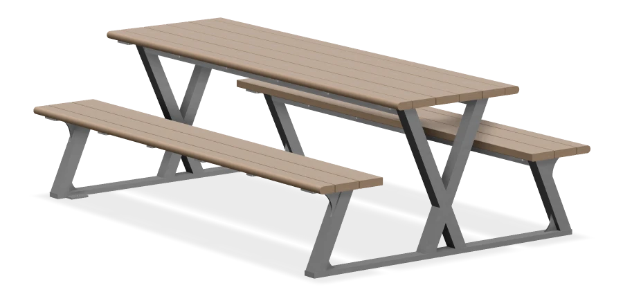 Bayview Picnic Table 8ft - Full Framed