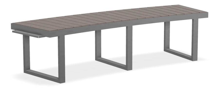 Skyline Curved Bench - 5.1m Radius