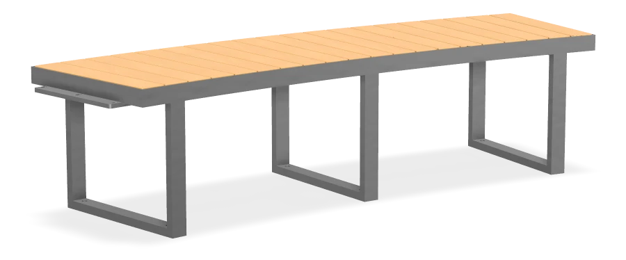 Skyline Curved Bench - 5.1m Radius