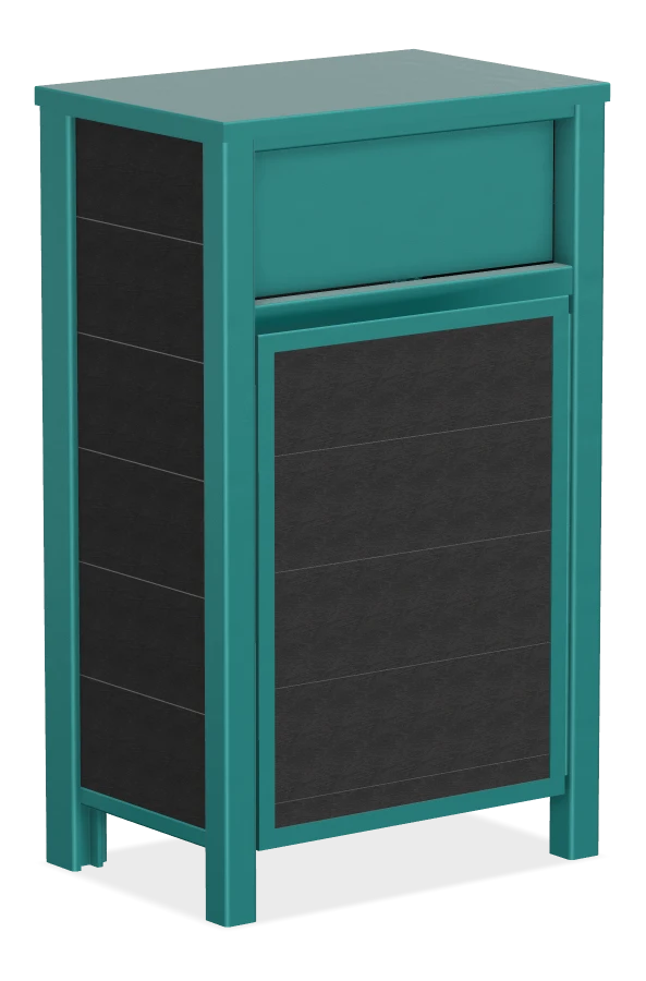 Urban Form Slim Line Waste Receptacle