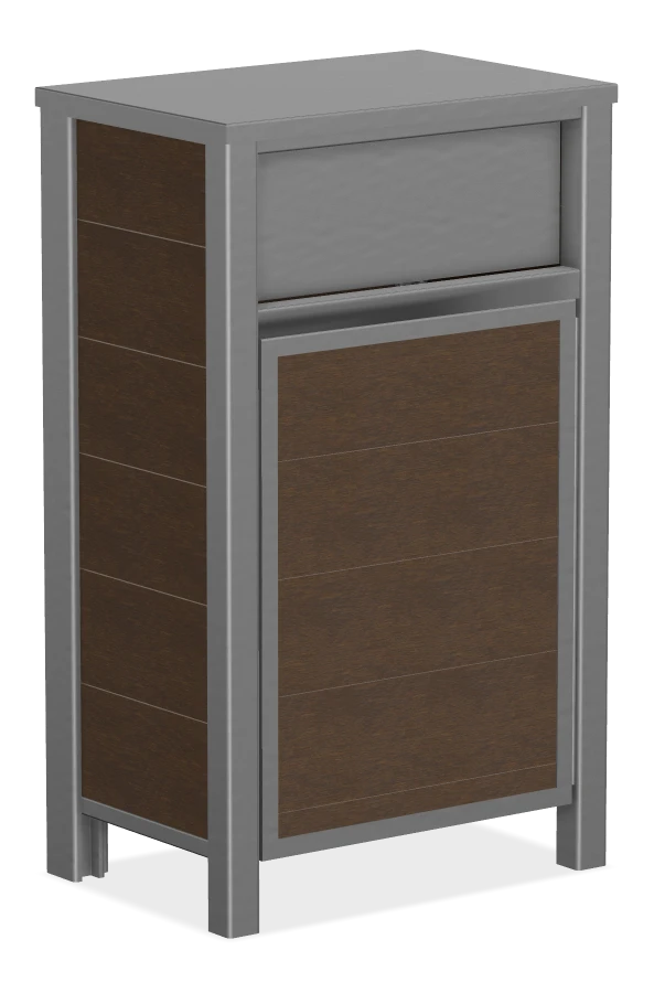 Urban Form Slim Line Waste Receptacle
