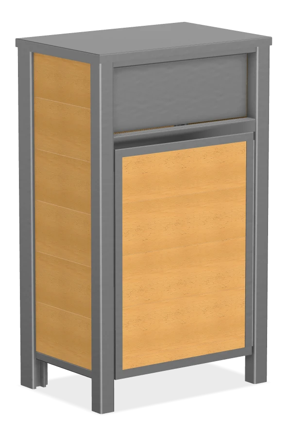 Urban Form Slim Line Waste Receptacle