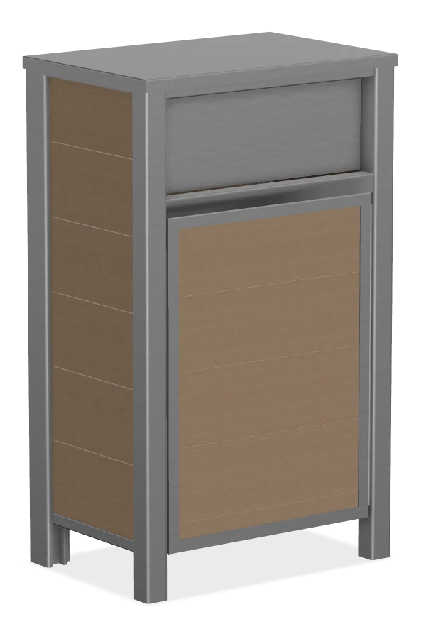 Urban Form Slim Line Waste Receptacle