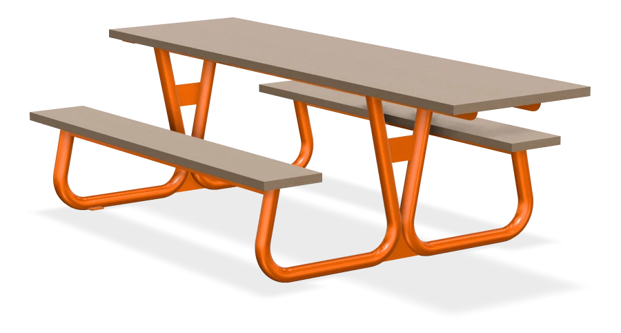 Pipeline Wheelchair Accessible Picnic Table 8ft