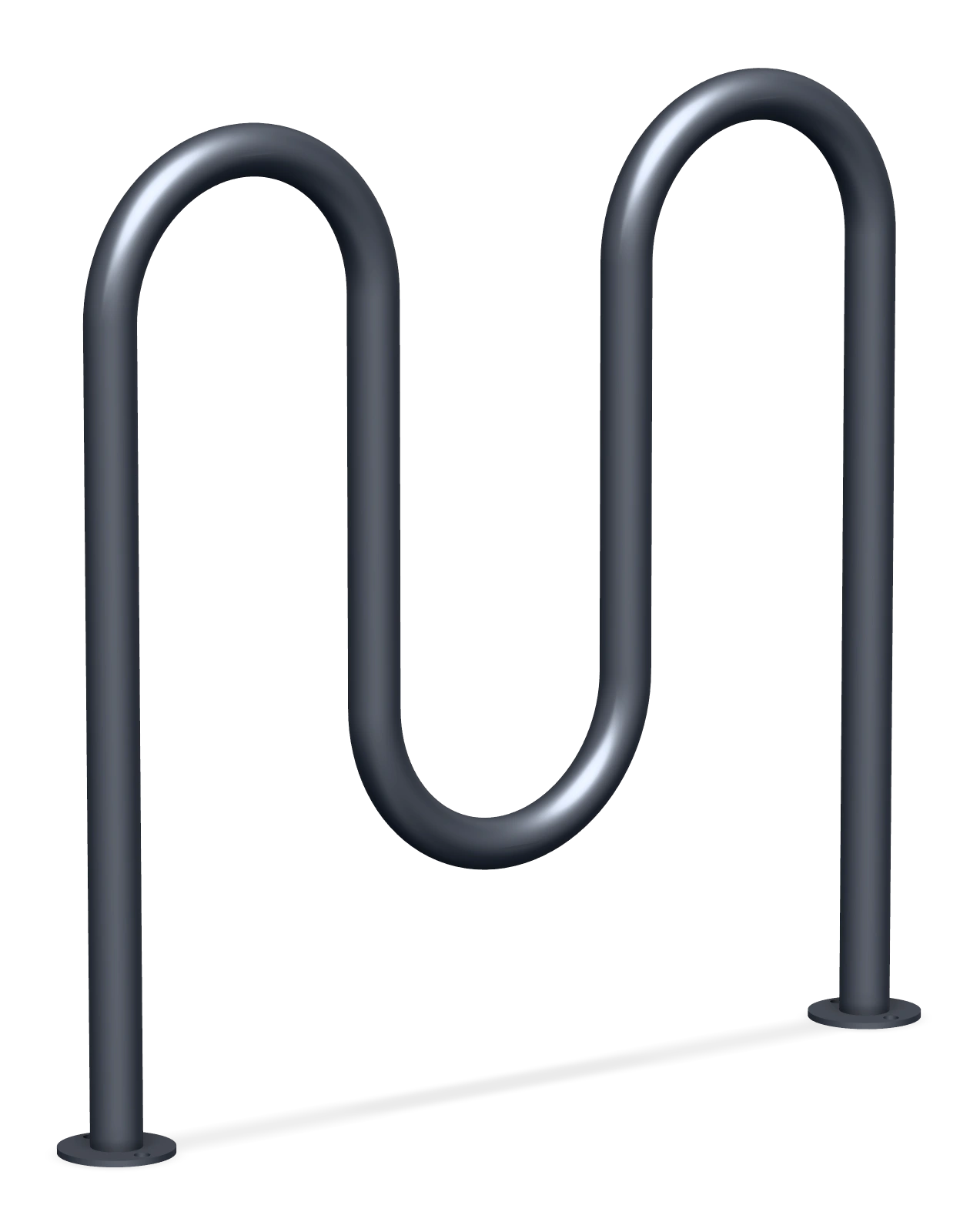 SURF Bike Rack - 5 Spaces - Stainless Steel