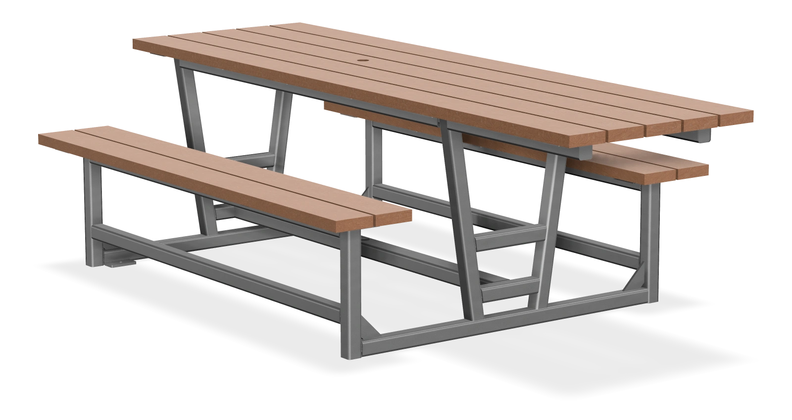 Rutherford Wheel Chair Accessible Picnic Table Frame - Full Framed