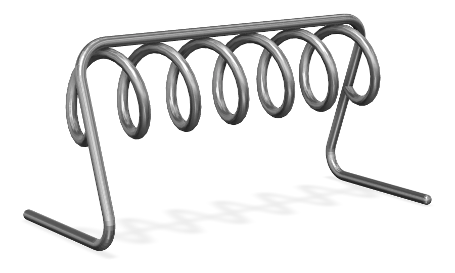 Spiral Bike Rack - 7 Spaces
