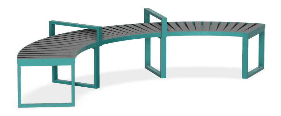 Skyline Curved Bench 11ft