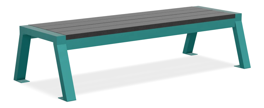 Rutherford Backless Bench without Armrests 6ft