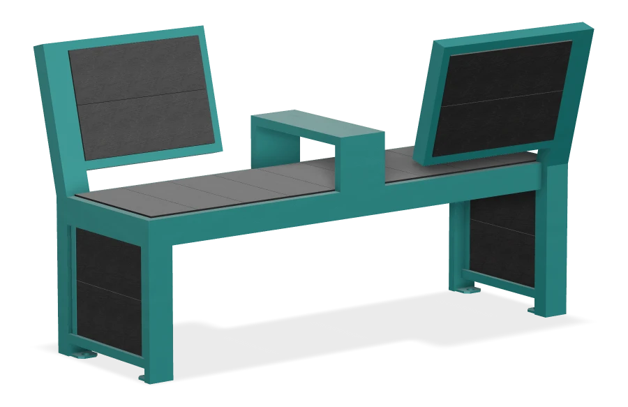Urban Form Split Back Bench